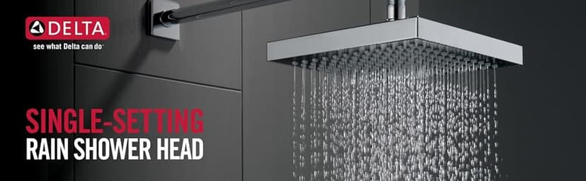 Delta RP50841 2.5 GPM 8" Wide Single Function Shower Head - - Matte Black