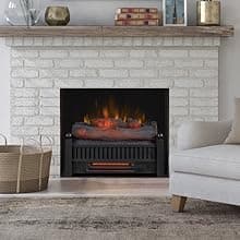 duraflame® Electric Log Set 1,000 Sq Ft Infrared Heater, Faux Logs Insert with LED Flames for Existing Fireplaces, Crackling Sounds, Remote Control Included