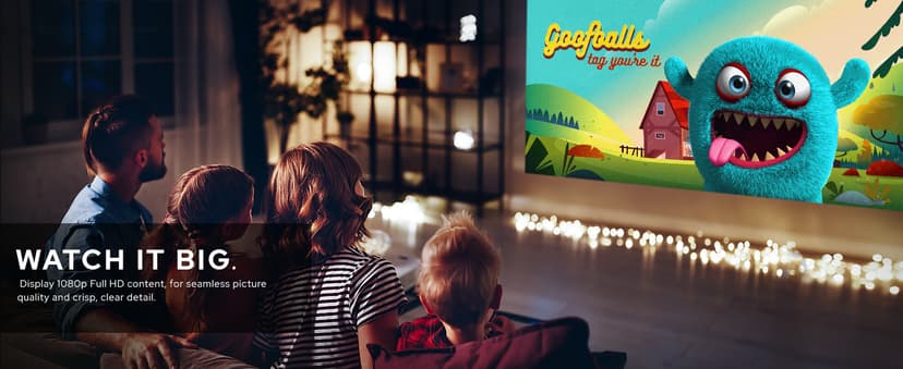 Epson Home Cinema 1060 Full HD 1080p 3,100 Lumens Color Brightness (Color Light Output) 3,100 Lumens White Brightness (White Light Output) 2x Hdmi (1x Mhl) Built-in Speakers 3lcd Projector