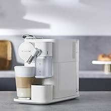 Nespresso Lattissima One Original Espresso Machine with Milk Frother by De'Longhi, Silky White