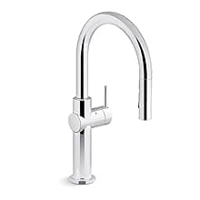 KOHLER 22972-2MB Crue Pull Down Kitchen Faucet, Pull-Down Sprayer, Vibrant Brushed Moderne Brass