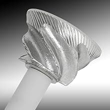 Grain Mill Wheat Flour Grinder, Stainless Steel Metal Burrs (Hand Crank Grain Mill)