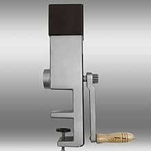 Grain Mill Wheat Flour Grinder, Stainless Steel Metal Burrs (Hand Crank Grain Mill)