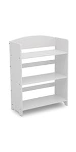 Delta Children Twin Loft Bed with Guardrail and Ladder (Coordinates with Loft Bed Tents Sold Separately), White