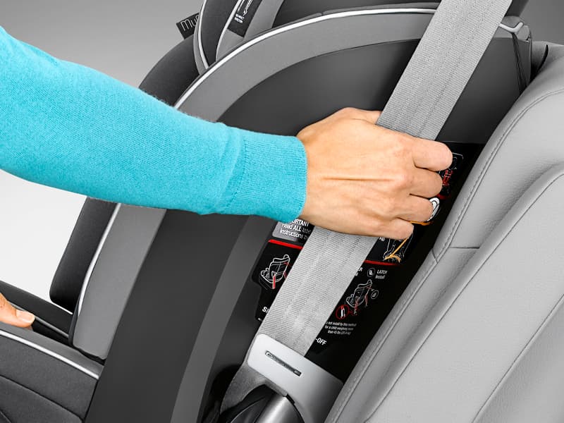 Chicco MyFit® Harness + Booster Car Seat, Forward-Facing 5-Point Harness Car Seat and High Back Booster Seat, for Children 25-100 lbs. | Fathom/Grey/Blue