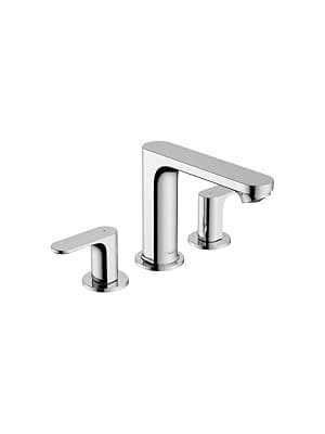 hansgrohe Rebris S Widespread Bathroom Sink Faucet in Chrome, 72530001