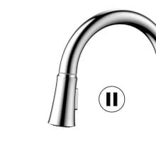 hansgrohe Joleena Brushed Nickel Commercial Kitchen Faucet, Kitchen Faucets with Pull Down Sprayer, Faucet for Kitchen Sink, Polished Nickel 04792830 19.3-Inches Tall