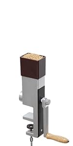 Grain Mill Wheat Flour Grinder, Stainless Steel Metal Burrs (Hand Crank Grain Mill)