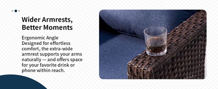 Swivel Patio Recliner Chairs Set of 2, 360° Rotation Outdoor Lounge Chairs, Adjustable Backrest & Footrest, Wide Armrests, PE Wicker with Removable Cushions for Deck, Poolside, Garden