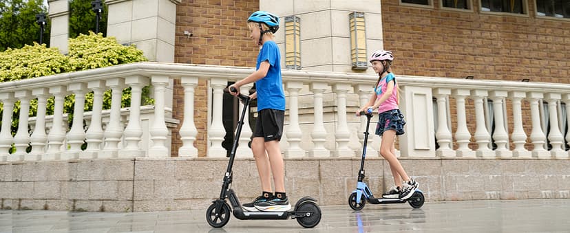 isinwheel S7 Electric Scooter for Kids Ages 8-14, 250W Foldable and 3 Adjustable Heights Kids Electric Scooter with 3 Speeds (5/8/12 Mph), Cruise Control, LED Display, Gift for Kid