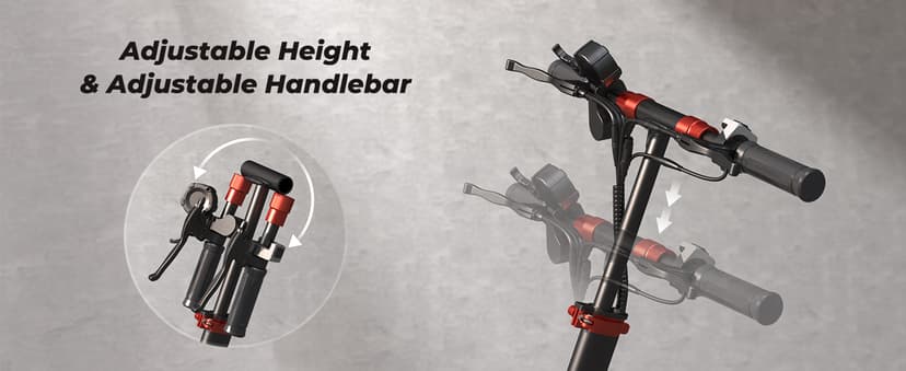 iScooter Electric Scooter, 40/43/50 Miles Long Range & 28/38 MPH Top Speed E Scooter, 10/11/12" Offroad Pneumatic Tire Scooter for Adults with Turn Signals, Double Braking Systems, APP and Storage Bag