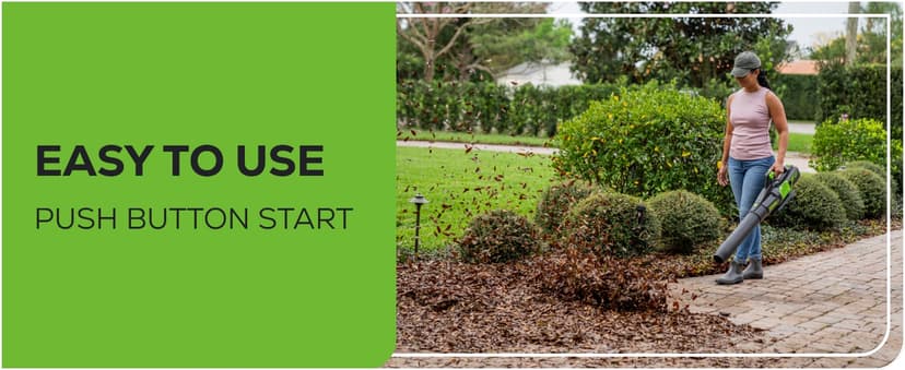 Greenworks 60V (610 CFM / 130 MPH) Cordless Leaf Blower, High Power, Lightweight & Quiet Operation for Wet Leaves, Driveways and Dense Gravel, Includes 2.5Ah Battery & 5A Rapid Charger