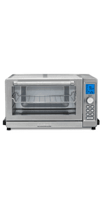 Cuisinart Convection Toaster Oven, Stainless Steel, 16.93"D x 20.87"W x 11.42"H, TOB-260N1