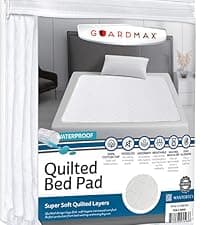 Guardmax Zippered Mattress Encasement - Queen Size - 100% Waterproof and Bed Bug Proof Mattress Protector - 6 Sided Absorbent Mattress Cover - Bed Sheet is Soft, Breathable, and Hypoallergenic.