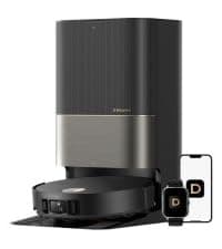 DREAME L50 Ultra Robot Vacuum and Mop Black with Auto-Empty and Mop Self-Cleaning, Precise Obstacle Avoidance, 19,500Pa Suction, HyperStream Detangling DuoBrush