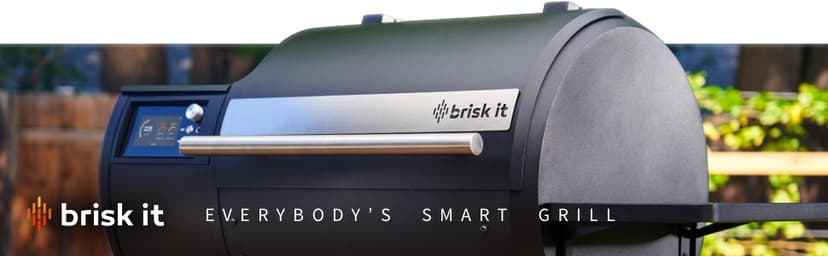 Origin-580 Wood Pellet Smoker Grill - A.I. Powered and WiFi Grill with PID controller, BBQ Grill 580 sq.in Cooking Area, Meat Probe, 8-in-1 Outdoor Smoker