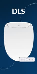 Bio Bidet BB1000 Electric Bidet Toilet Seat, Warm Water with Air Dryer, Heated Seat with Slow Close Lid, Remote Control, Elongated White