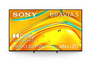 Sony BRAVIA 2 II 55 Inch 4K Ultra HD LED Smart TV with Google TV and Exclusive Features for PlayStation®5 (K-55S20M2), 2025 Model