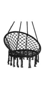 Giantex Hammock Chair Stand Only, Heavy Duty Steel C-Stand for Hanging Chair, 360° Rotation Egg Chair Stand W/Carabiner, 2" Diameter Steel Pipe, 81.5" H Stand for Swing Chair Outdoor Indoor