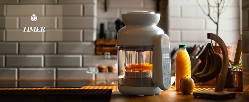 Auto Baby Food Maker, Glass Baby Food Mills, Baby Blender & Steamer and Puree Maker with Auto Cooking, Easy Cleaning, Dishwasher Safe, Cook at Home, Touch Screen Control