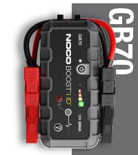 NOCO Boost GB70: 2000A UltraSafe Jump Starter – 12V Lithium Battery Booster Pack, Portable Jump Box, Power Bank & Jumper Cables - for 8.0L Gas and 6.0L Diesel Engines