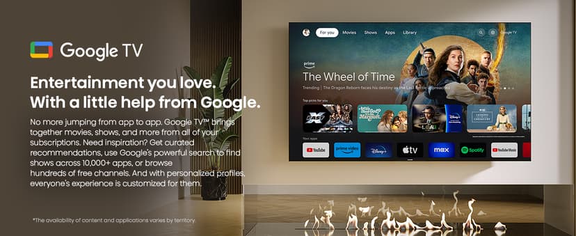 Hisense 85-Inch Class QD7 Series QLED 4K UHD Google Smart TV (85QD7N, 2024 Model) - QLED, Native 144Hz, Motion Rate 240, Direct Full Array, Game Mode Pro, Alexa Compatibility