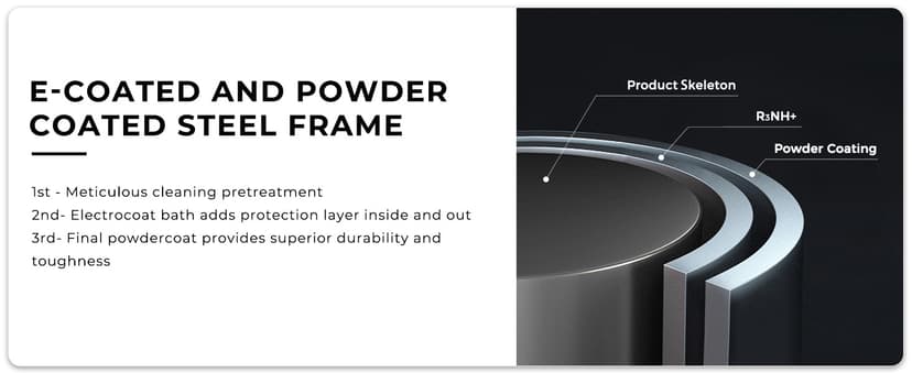 Grand patio Outdoor Dining Chairs Set of 4, 4 Pieces Patio Dining Chairs, Metal Woven Wicker Fixed Patio Chairs with Grey Cushions for Backyard, Deck, Garden, Porch, Lawn and Poolside (Black)