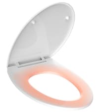 LEIVI Smart Bidet Toilet Seat with Wireless Remote and Side Panel, Multiple Spray Modes, Adjustable Heated Seat, Warm Water and Air Dryer, Auto LED Nightlight, Elongated