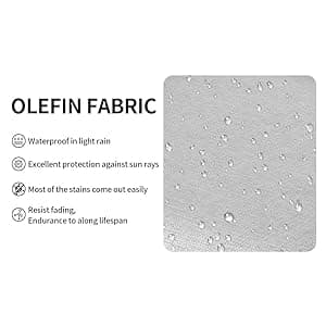 Aluminum Outdoor Furniture with Coffee Table,5 Seats Patio Furniture Set Sectional Waterproof Sofa with Conversation Set Table with Upgrade and Washable Cushion Grey