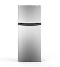 RV Refrigerator, Black, 7.6 cu.ft. | 12V | Compact RV Fridge | Customizable Controls | Space-Saving Design | R-780BK-12V