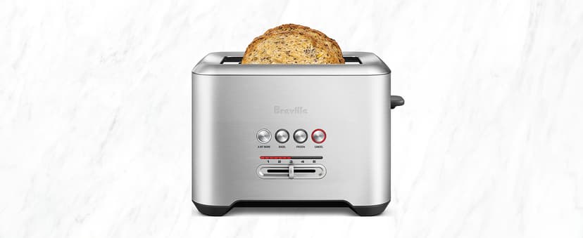 Breville Bit More Toaster 2 Slice BTA70XL, Brushed Stainless Steel
