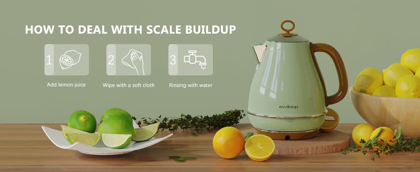 1.7L Electric Kettles, BPA Free Tea Kettle, Hot Water Boiler Heater, Stainless Steel Teapot, Auto Shut-Off & Boil-Dry Protection, 120V/1500W