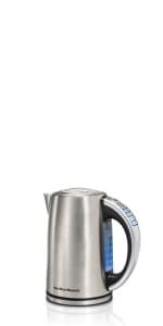 Hamilton Beach 1.7 Liter Temperature Control Electric Kettle, Water Boiler & Heater, Fast Boiling 1500 Watts, BPA Free, Cordless, Auto-Shutoff and Boil-Dry Protection, Stainless Steel (41020R)