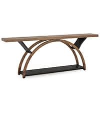 Tribesigns 63-Inch Long Console Table, Wooden Rectangular Sofa Table Behind The Couch, Farmhouse Entryway Table for Entrance, Hallway, Living Room (Natural)