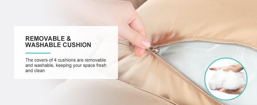 ZENPETIO Oversized Egg Chair, Indoor Outdoor Lounger with 4 UV Resistant Cushions, Storage Bag, All-Weather Wicker Egg Lounger Chair for Patio, Backyard, Living Room, 370lbs Capacity - Brown