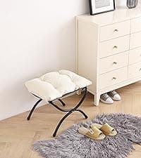 LITA Lazy Chair with Ottoman, Modern Accent Leisure Upholstered Lazy Sofa Armchair, Contemporary Lounge Reading Chair with Armrests and a Side Pocket for Living Room, Bedroom & Small Space, Dark Grey