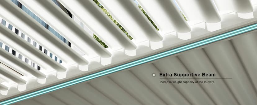 MASTERCANOPY 12’ X 16’ Louvered Pergola Outdoor Aluminum Patio Pergola with Adjustable Roof for Deck Backyard Garden (Black)