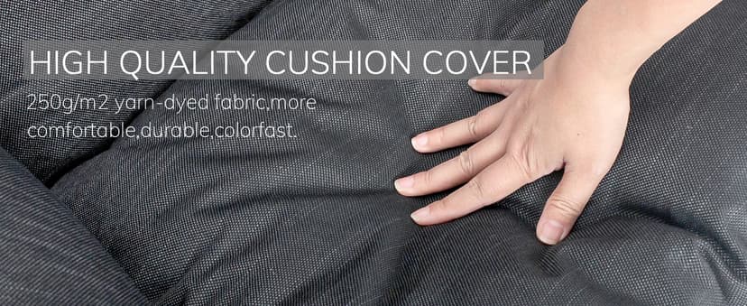 Oversized Hanging Egg Chair Outdoor Wicker Swing Chair with Stand Rain Cover UV Resistant Cushion 400lbs Capacity for Patio, Garden and Balcony