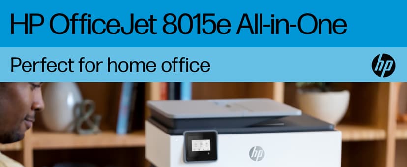 HP OfficeJet 8015e Wireless Color All-in-One Printer, 6 month Instant Ink trial included