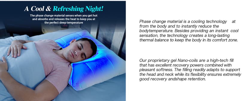 Nuzzle Cooling Adjustable Pillow for Side Sleepers, Luxury Standard Size Bed Pillow Hotel Collection - Best Adjust Height Soft Firm Pillow for Back, Stomach or Side Sleepers - Home Gifts