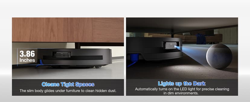 ECOVACS DEEBOT X11 OmniCyclone Robot Vacuum and Mop, PowerBoost Charging, OZMO Roller 2.0 Instant Self-Washing Mop, 19,500Pa Suction, Bagless OmniCyclone Station, AIVI 3D Smart Navigation