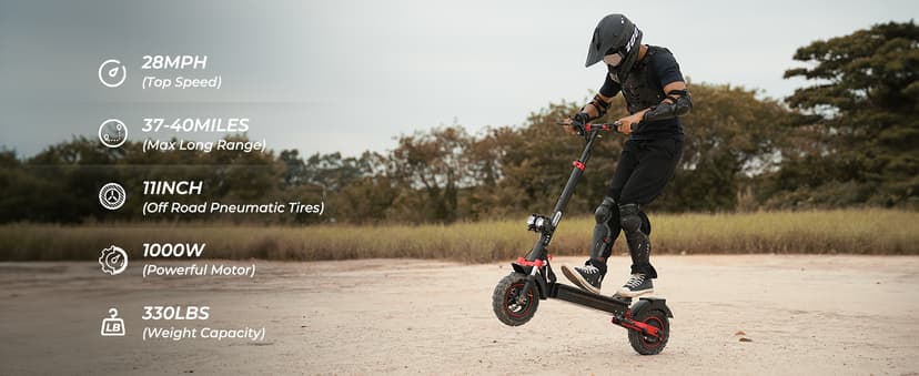 iScooter Electric Scooter, 40/43/50 Miles Long Range & 28/38 MPH Top Speed E Scooter, 10/11/12" Offroad Pneumatic Tire Scooter for Adults with Turn Signals, Double Braking Systems, APP and Storage Bag