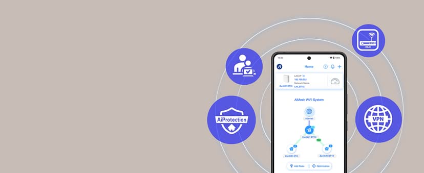 ASUS ZenWiFi AX6600 Tri-Band Mesh WiFi 6 System (XT8 2PK) - Whole Home Coverage up to 5500 sq.ft & 6+ rooms, AiMesh, Included Lifetime Internet Security, Easy Setup, 3 SSID, Parental Control, White