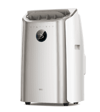 Dreo Portable Air Conditioners, 8000 BTU ASHRAE (5000 BTU DOE) Smart AC Unit for Bedroom with Drainage-free Cooling, 45dB Quiet, APP/Voice/Remote, Portable AC for Room Indoors, AC318S