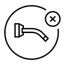 Delta Matte Black Round Rain Shower Head, 12 Inch Metal Large Shower Head Rainfall, Overhead Rain Showerhead, 2.5 GPM Flow Rate, Matte Black 52158-BL25