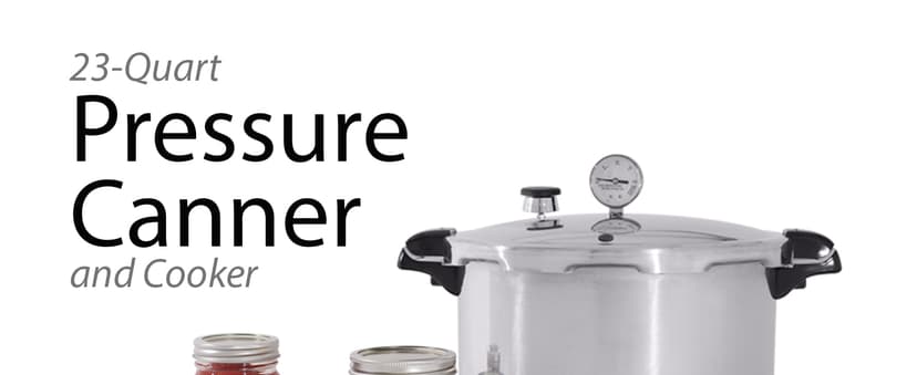 Presto 01781 Pressure Canner and Cooker, 23 qt, Silver