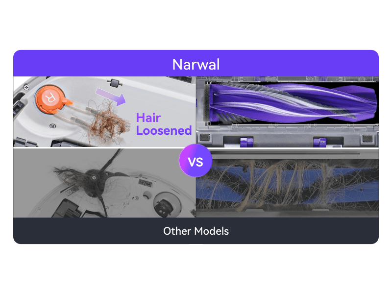 NARWAL Freo Pro Robot Vacuum and Mop Combo, Tangle Free Robot Mop, 8500Pa Powerful Suction, Self-Emptying, Auto Mop Washing, Auto Drying, Obstacle Avoidance, Ideal for Pet Hair and Hard Floor