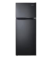 RV Refrigerator, Black, 7.6 cu.ft. | 12V | Compact RV Fridge | Customizable Controls | Space-Saving Design | R-780BK-12V