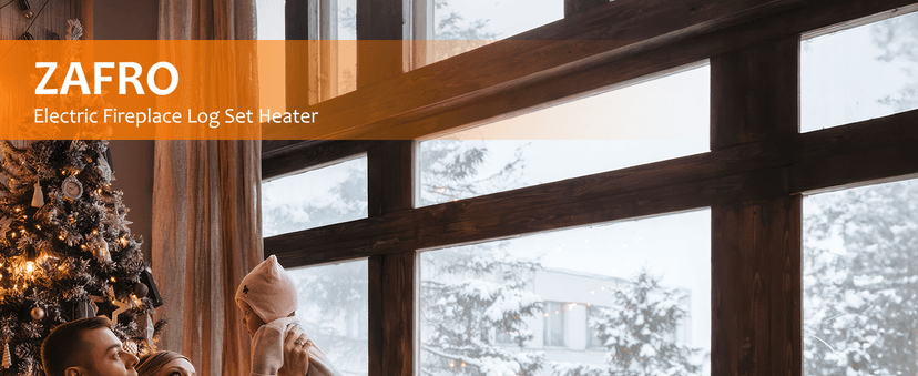 Electric Fireplace Log Heater 750W/1500W, 20" Electric Fireplace Insert with Adjustable 5 Flame Brightness&Speed/3 Music Sounds/Remote Control/8Hrs Timer for Home, Room, Office Decor