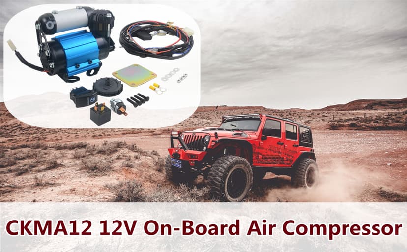 12V High Performance Air Compressor Replacement for CKMA12 On-Board, for Tire Inflation, Air Locker Activation
